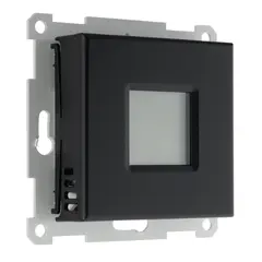 Терморегулятор с датчиками температуры пола и воздуха Comfort ECO/SWM 16А 250В, программируемый, черный матовый LIREGUS