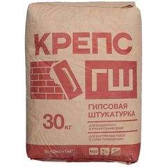 Штукатурка гипсовая КРЕПС ГШ, 30 кг