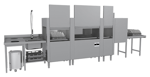 Машина посудомоечная конвейерная Apach Chef Line LTPT270 PWURC AYX2