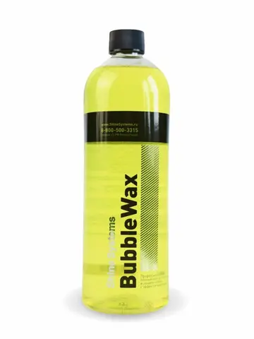 Shine Systems BubbleWax - профессиональный пенный воск для сушки и защиты кузова с эффектом кавитации, 750 мл