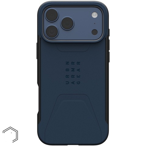 Чехол Uag Civilian Case для iPhone 17 Pro Max, Синий | Mallard