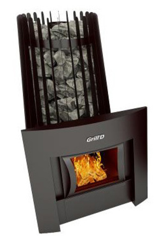 Печь для бани Grill'D Cometa 180 Vega window black (12-20 куб.м.)