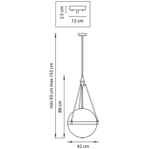 Подвесной светильник Modena Lightstar 816047