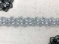 Тесьма плетеная люрекс, ш. 2 см