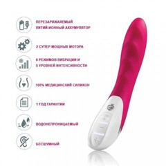 Вибратор Mystim Sassy Simon силиконовый, розовый, 27 см