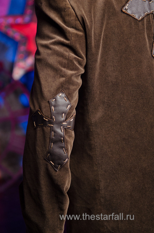 Affliction | Пиджак мужской Leather Cross AJ901 левый рукав