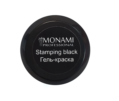 MONAMI гель-краска Stamping BLACK, 5 гр РА