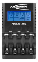 Профессиональное зарядное устройство ANSMANN POWERLINE 4.2 PRO (АА ААА USB)