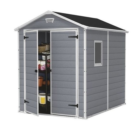 Пластиковый сарай Keter Manor Pent Double Door 6x8 фута