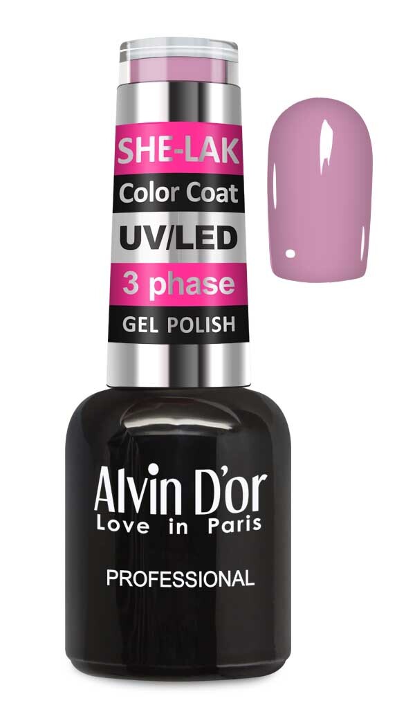 Alvin D`or  ADN-35М Лак SHE-LAK Color Coat  тон  3518   8мл