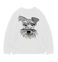 Свитшот "Шнауцер- рисунок"