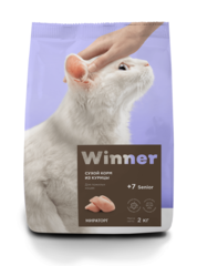 Сухой корм Winner Мираторг для возрастных кошек