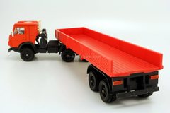 KAMAZ-5410 with semitrailer ODAZ-9370 red Elecon Arek 1:43