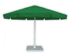 Купить недорого Зонт уличный Митек (4 м, круглый, стальной каркас, волан, подставка)