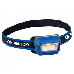 KING TONY (9TA52A) Фонарь светодиодный, налобный, 1 Led COB, 3,7 В