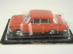 Moskvich-412 red 1:43 DeAgostini Auto Legends USSR #46