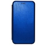 Чехол-книжка из эко-кожи Deppa Clamshell для iPhone 14 (Синий)