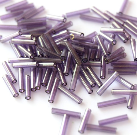 Стеклярус Тохо 9 мм 0325 сиреневый меланж