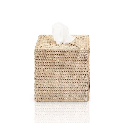 Decor Walther 0930991 Decor Walther Basket KBQ Диспенсер для салфеток 14x14x14см, цвет: ротанг светлый