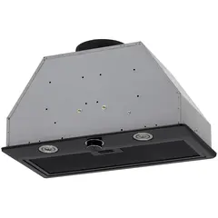Вытяжка Krona SVEN 600 black one knob, встраиваемая, 850 м3/ч, 3 скорости