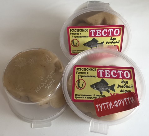 Тесто рыболовное Нестеров Тутти-Фрутти 30 мл ( продажа от 5 шт)