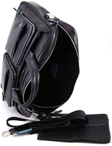 Сумка Piquadro Blue Square, чёрный, кожа натуральная (CA2849B2/N)