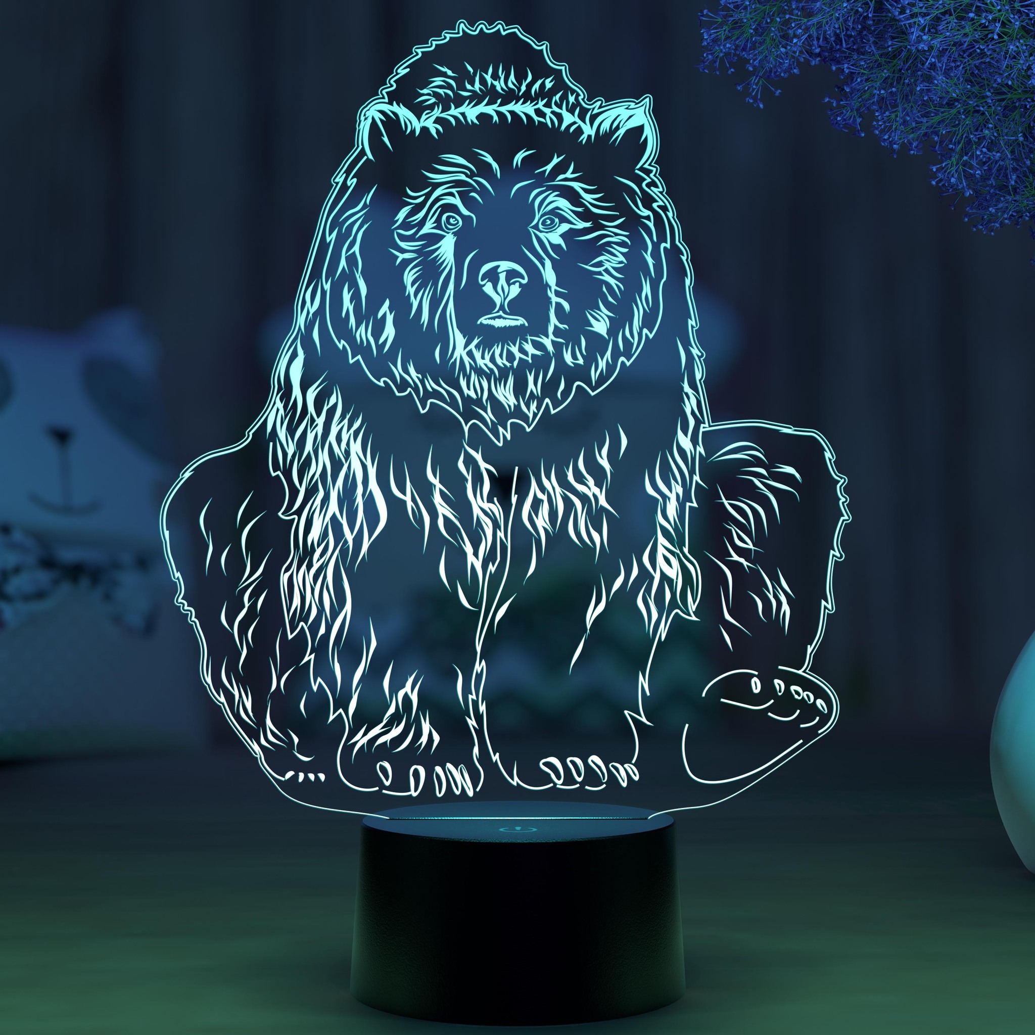 Бурый медведь – купить по низкой цене (1490 руб) у производителя в Москве |  Интернет-магазин «3Д-Светильники»