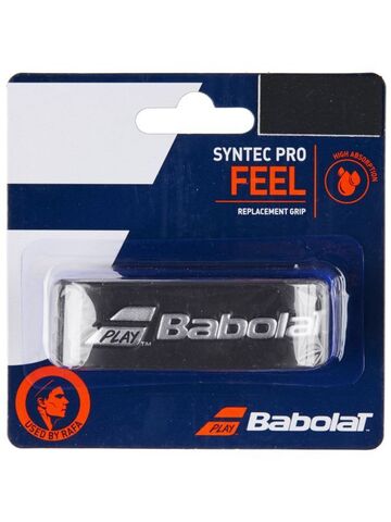 Намотки теннисные базовая Babolat Syntec Pro 1P - black/silver