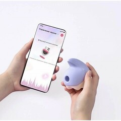 Вакуумный клиторальный стимулятор с вибрацией Unicorn от Magic Motion фиолетовый