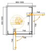 Cezares SLIDER-A-2-90/100-C-Cr Душевой уголок