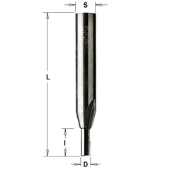 Фреза пазовая монолитная Z2 S=8x33 D=3x10x55 RH 174.030.11