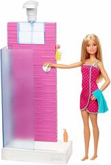 Игровой набор с куклой Barbie Барби в душе