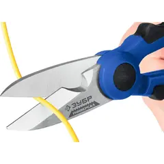 ЗУБР Универсал, 145 мм, ножницы электрика универсальные, Профессионал (23357)