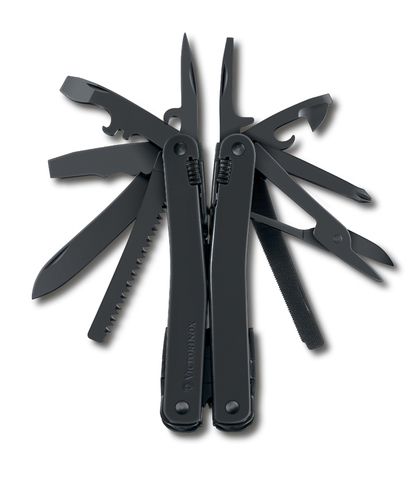 Мультитул Victorinox SwissTool Spirit XBS, 105 mm, 26 функций, чёрный