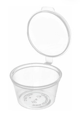 Соусник прозрачный пластиковый 80 мл. 1 упак. 80 шт.