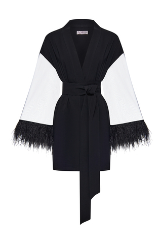 Платье-халат "Dita" шелк