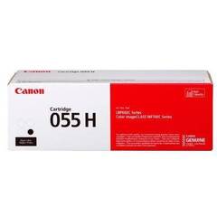 Картридж Canon 055H BK черный большой ёмкости для Canon MF746Cx, MF744Cdw, MF742Cdw, LBP664Cx, LBP663Cdw. Ресурс 7.6K