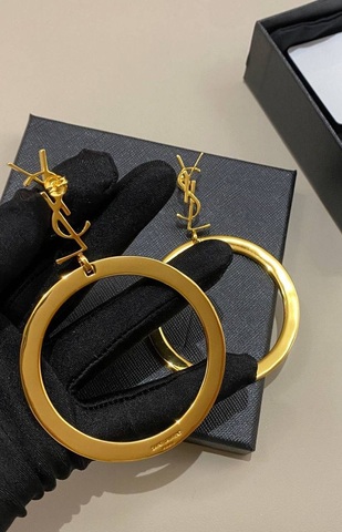 Серьги YSL кольца