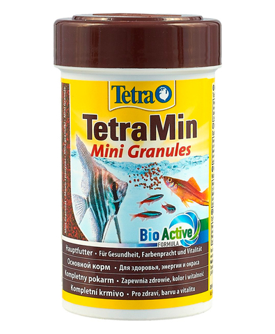 TetraMin Mini Granules корм в mini гранулах для молоди и мелких рыб 100 мл