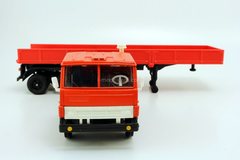 KAMAZ-5410 with semitrailer ODAZ-9370 red Elecon Arek 1:43