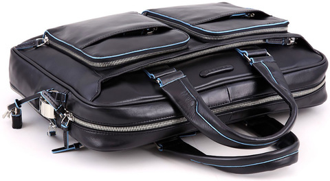 Сумка Piquadro Blue Square, чёрный, кожа натуральная (CA2849B2/N)