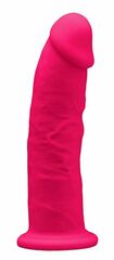 Ярко-розовый фаллоимитатор на присоске MODEL 2 - 15,5 см. - 