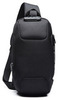 Картинка рюкзак однолямочный Ozuko 9223 Black - 2