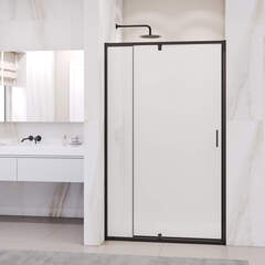 RGW 350800890-24 Душевая дверь  90-100*195 RGW PA-008-B Чёрный/Матовое/6 мм (Easy) фото
