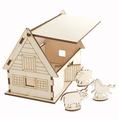 Конструктор деревянный"Ферма" Dom 5