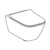 Geberit 500.685.01.2 500.685.01.2 Smyle Square Унитаз подвесной безободковый Rimfree® в комплекте с сиденьем (сэндвич)  с плавным закрыванием SoftClose и быстросъемный кре