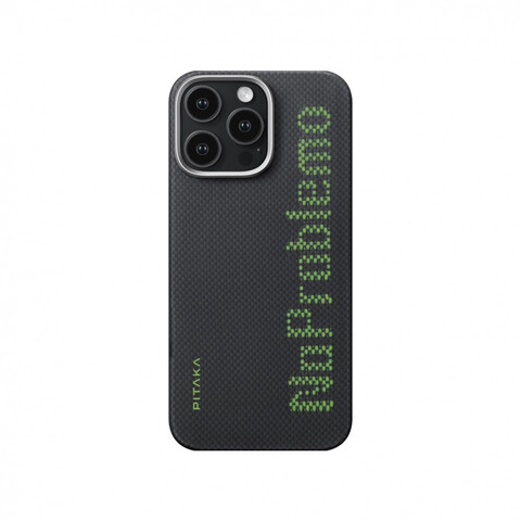 Чехол Pitaka Tactile Woven (Lumintex Edition) для iPhone 16 Pro Max, Без проблем | NoPro Maxblemo