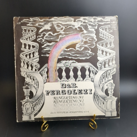 LP Дж. Б. Перголези - Концертино для струнного оркестра № 1-4 . Виниловая пластинка 12 дюймов. Мелодия СССР .