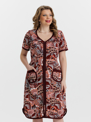 4595В Халат на молнии