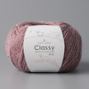 Classy, пряжа с люрексом и пайетками, шелк-5%, мериносовая шерсть-20%, нейлон-30%, норка-45%, 50 гр, 240 м, пыльная сирень